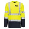 Hi-Vis Cotton Comfort Contrast T-Shirt L/S Thumbnail