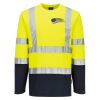 Hi-Vis Cotton Comfort Contrast T-Shirt L/S Thumbnail