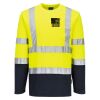 Hi-Vis Cotton Comfort Contrast T-Shirt L/S Thumbnail