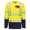 Hi-Vis Cotton Comfort Contrast T-Shirt L/S Thumbnail