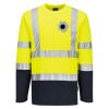 Hi-Vis Cotton Comfort Contrast T-Shirt L/S Thumbnail