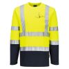 Hi-Vis Cotton Comfort Contrast T-Shirt L/S Thumbnail