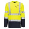 Hi-Vis Cotton Comfort Contrast T-Shirt L/S Thumbnail