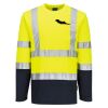 Hi-Vis Cotton Comfort Contrast T-Shirt L/S Thumbnail