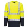 Hi-Vis Cotton Comfort Contrast T-Shirt L/S Thumbnail