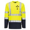 Hi-Vis Cotton Comfort Contrast T-Shirt L/S Thumbnail