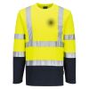 Hi-Vis Cotton Comfort Contrast T-Shirt L/S Thumbnail