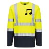 Hi-Vis Cotton Comfort Contrast T-Shirt L/S Thumbnail