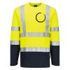 Hi-Vis Cotton Comfort Contrast T-Shirt L/S Thumbnail