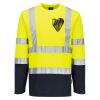 Hi-Vis Cotton Comfort Contrast T-Shirt L/S Thumbnail