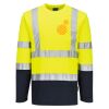 Hi-Vis Cotton Comfort Contrast T-Shirt L/S Thumbnail