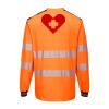PW3 Hi-Vis Cotton Comfort T-Shirt L/S Thumbnail