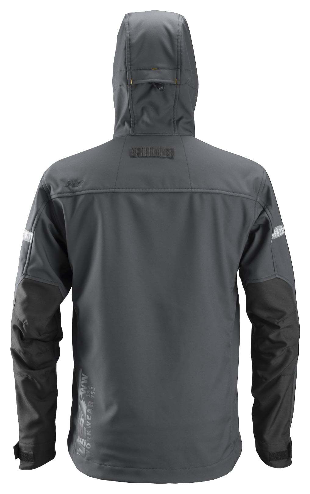 Snickers 1229 AllroundWork, Soft Shell Jacket with Hood – Steel Grey ...