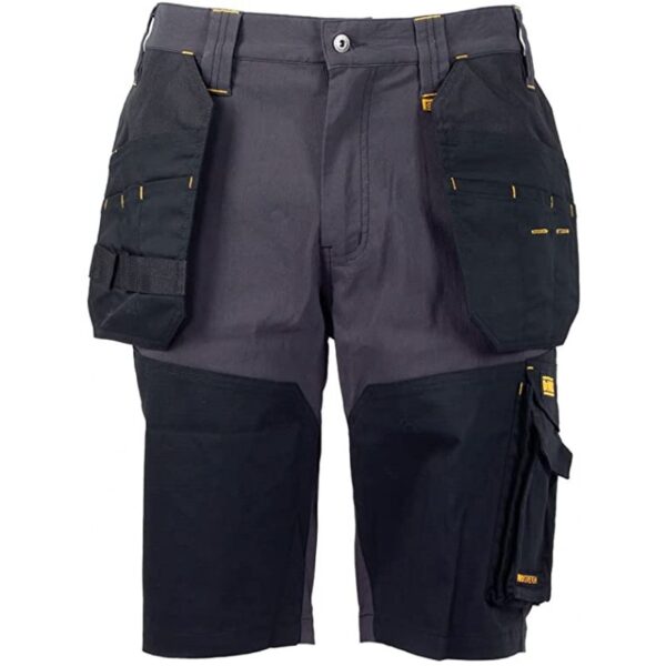 Dewalt Workwear Harrison Slim Fit Stretch Black/Grey Work Trousers DWC148-001 