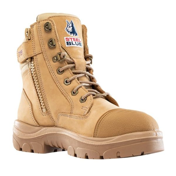 Steel Blue 592719 Southern Cross Ladies Zip Scuff Cap S3 – Sand