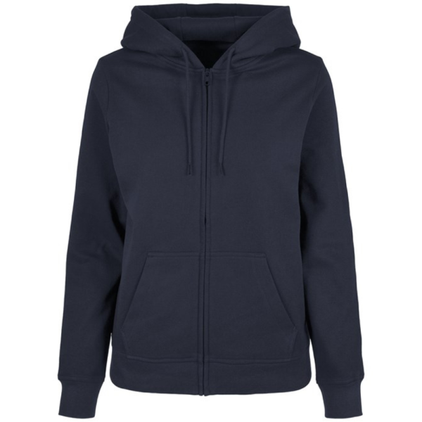 BYB BB009 Women’s Basic Zip Hoodie - Navy
